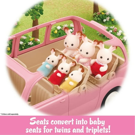 Calico Critters Family Picnic Van, Toy Vehicle for Dolls with Picnic Accessories