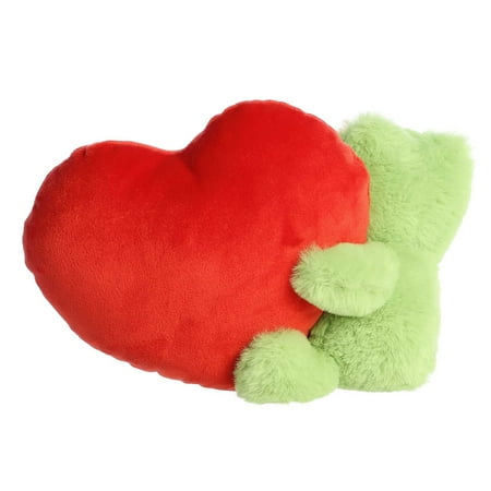 Aurora - Small Green Valentine - I Love You This Much 9" Frog - Heartwarming Stuffed Animal