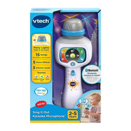 VTech Sing It Out Karaoke Microphone™ Toy Musical Instruments Baby and Toddler Toys