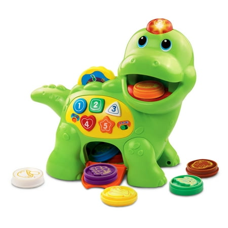 VTech Count and Chomp Dino Electronic Pets with Accessories Included, Baby and Toddler Toys