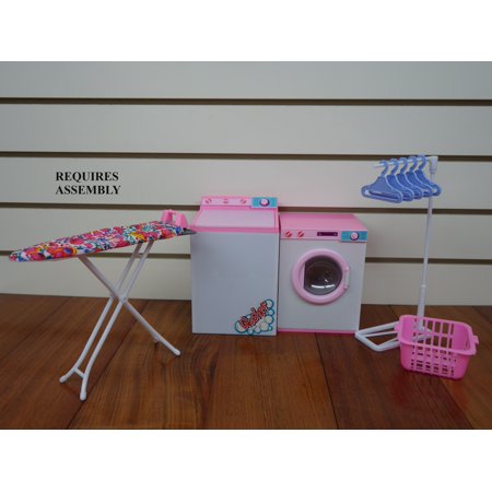 Gloria Laundry Center Room Play Set For Dollhouse Furniture By TKT