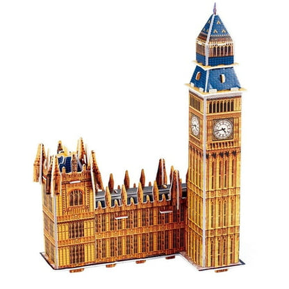 3D DIY Jigsaw Puzzle 34 Pieces Big Ben Architecture Educational for Adult Kids