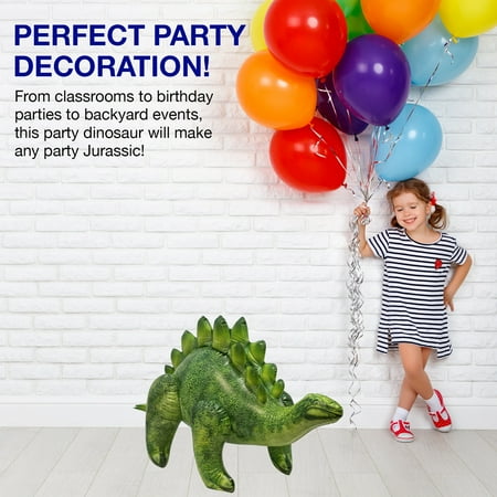 : Inflatable Stegosaurus Dinosaur 46 inch Long- Great for pool, party decoration, birthday for kids and adults by Jet Creations DI-STE8