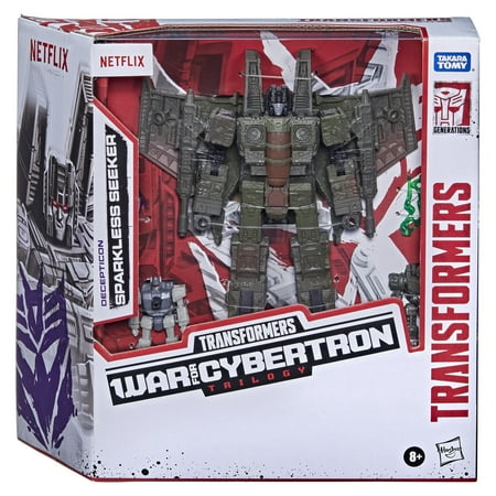 Transformers: Generations War for Cybertron Series-Inspired Sparkless Seeker Kids Toy Action Figure for Boys and Girls Ages 8 9 10 11 12 and Up