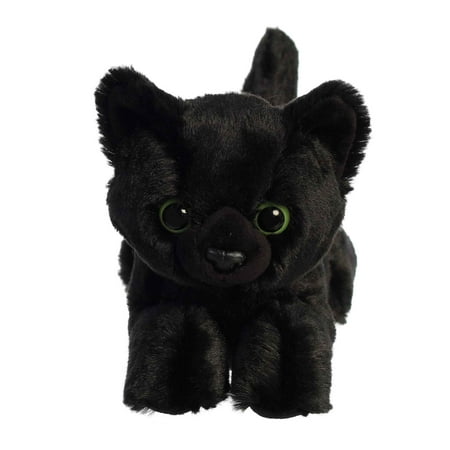 Aurora - Small Black Mini Flopsie - 8" Twilight Cat - Adorable Stuffed Animal