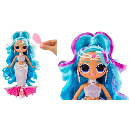 LOL Surprise OMG Queens Splash Beauty fashion doll with 125+ Mix and Match Fashion Looks Including Outfits and Accessories for Fashion Toy Girls Ages 3 and up, 10-inch doll