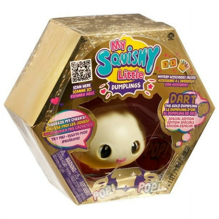 My Squishy Little Golden Dumpling – Interactive Doll Collectible With Accessories – Dart (Gold)