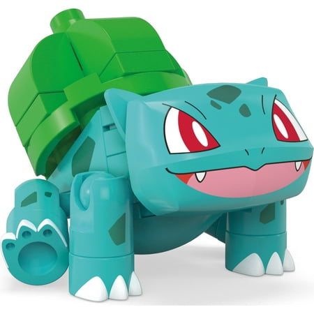 MEGA Pokemon Building Toy Kit Bulbasaur (30 Pieces) with 1 Action Figure and Ball for Kids