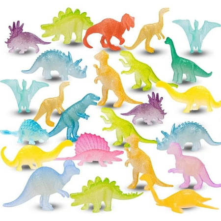 Dinosaur Toys 48 Pcs Dinosaur Toys Set Party Favors for Kids Plastic Realistic Dino Figure Bulk