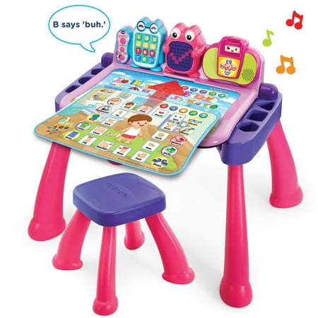 VTech® Touch & Learn Activity Desk™ Deluxe - Pink With Stool