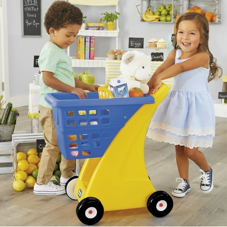 Little Tikes Shopping Cart-Yellow & Blue