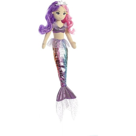 Aurora World Sea Sparkles Rainbow Mermaid Sea Iris Plush