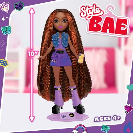 Style Bae Harper 10-Inch Fashion Doll and Accessories, 28-Pieces, Kids Toys for Ages 4 up