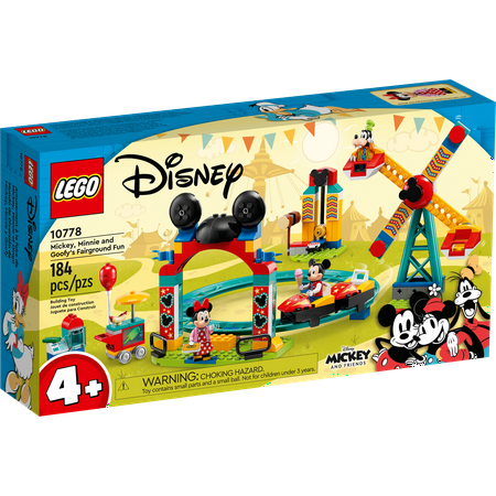 LEGO Disney Mickey and Friends – Mickey, Minnie and Goofy’s Fairground Fun Toy Set Set 10778