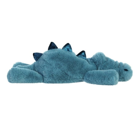 Aurora - Large Blue Snoozles - 18" Alligator - Laid-back Stuffed Animal