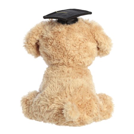 Aurora - Small Brown Graduation - 8.5" Pup - Commemorative Stuffed Animal