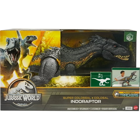 Jurassic World: Fallen Kingdom Dinosaur Toy, Super Colossal Indoraptor Figure