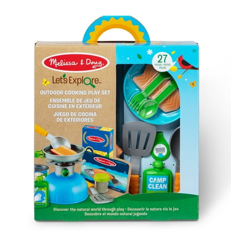 Melissa & Doug Let’s Explore Outdoor Cooking Play Set – 27 Pieces