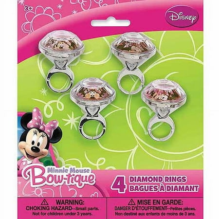 Minnie Mouse 'Bow-Tique' Diamond Rings / Favors (8ct)