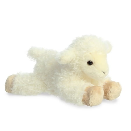 Aurora - Small White Mini Flopsie - 8" Luna Lamb - Adorable Stuffed Animal