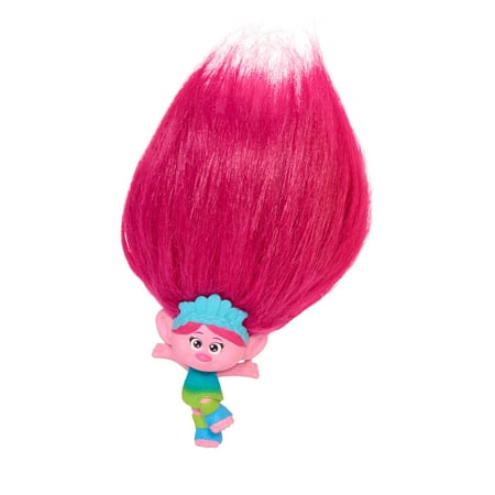 DreamWorks Trolls Band Together Rainbow Pom Poms Keychains with Surprise Mini Doll, Rainbow Series 1