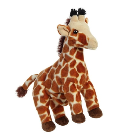 Aurora - Medium Brown Hand Puppet - 12" Giraffe - Interactive Stuffed Animal