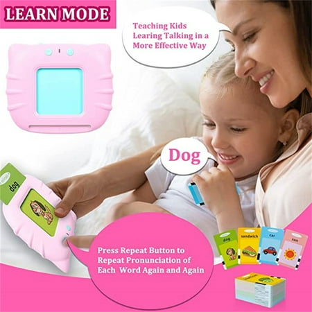 ZHANGHENG Talking Flash Cards Learning Toys for Toddlers 2-3 Year Old Girls, Preschool Learning Toys for 2 Year Olds , 2 Year Old Girl Educational Games, 224 Sight Words with Sound Effects