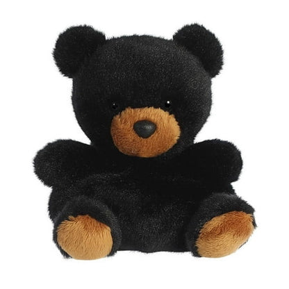 Aurora - Mini Black Palm Pals - 5" Sleepy Bear - Adorable Stuffed Animal