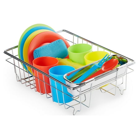 Melissa & Doug Wash and Dry Dish Set - 24 Pieces