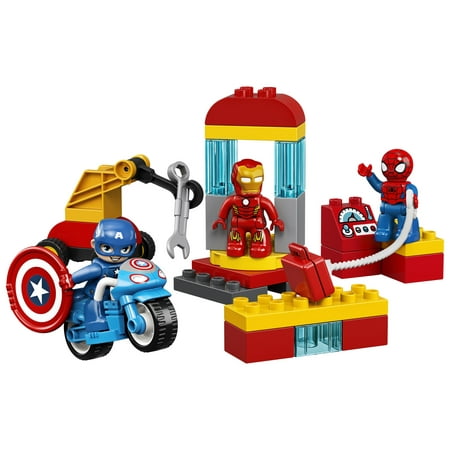 LEGO DUPLO Super Heroes Lab 10921 Marvel Avengers Construction Toy for Toddlers (30 Pieces)