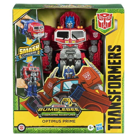 Transformers: Bumblebee Cyberverse Adventures Optimus Prime Kids Toy Action Figure for Boys and Girls Ages 6 7 8 9 10 11 12 and Up (9”)