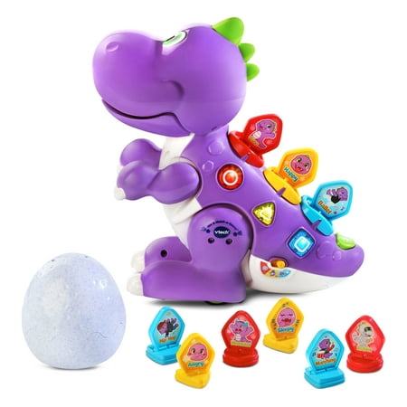 VTech Mix and Match-a-Saurus, Dinosaur Learning Toy for Kids, Purple