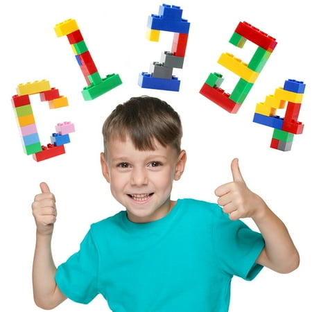 PicassoTiles 1250 PC Construction Brick Building Blocks, Brick Compatible, Classic Brick, Brick Building Block Set, For Kids 3+