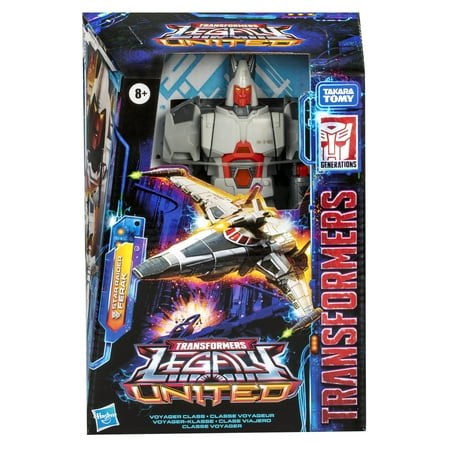 Transformers Legacy United Voyager Star Raider Ferak Action Figure, 7” Robot Toys, Christmas Gifts for Kids, 8+, Walmart Exclusive