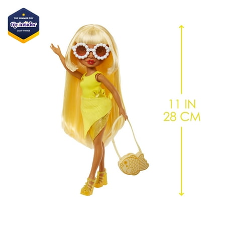 Rainbow High Swim & Style Sunny, Yellow, 11'' Doll, Ages 4-12