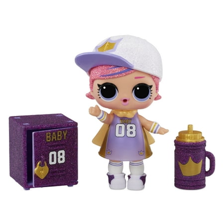 LOL Surprise All-Star B.B.s Sports Sparkly Basketball Series Dolls with 8 Surprises, Great Gift for Kids Ages 4 5 6+