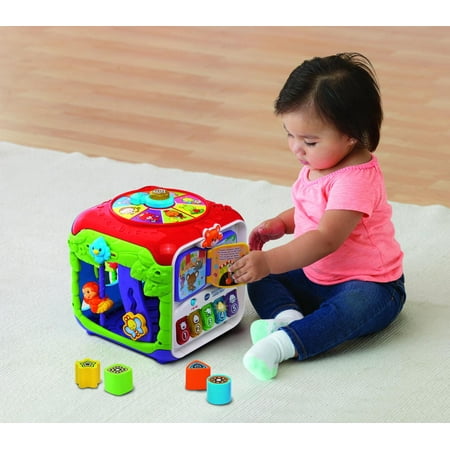 VTech Sort and Discover Activity Cube, Learning Toy for Baby Toddler