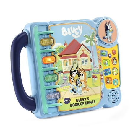 VTech Bluey Bluey's Book of Games Bluey Bluey Alphabet Toys Baby and Toddler Toys