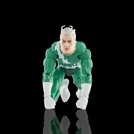 Marvel Legends Series Quicksilver, Retro Marvel Comics Collectible Action Figure, Christmas Stocking Stuffers for Kids, Only at Walmart