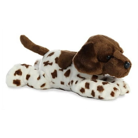 Aurora - Medium Brown Flopsie - 12" Gio German Shorthair - Adorable Stuffed Animal