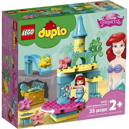 LEGO DUPLO Disney Ariel's Undersea Castle 10922 Toddler Building Toy with Flounder (35 Pieces)