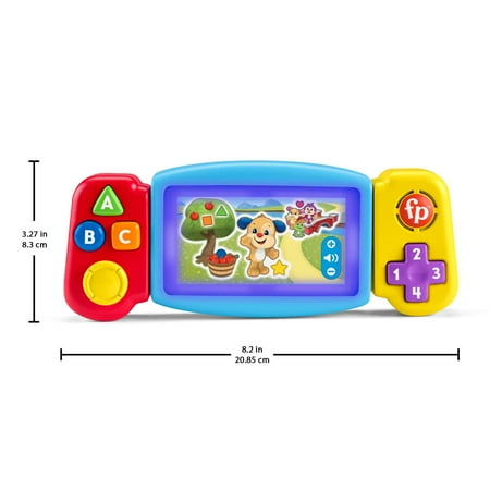 Fisher-Price Laugh & Learn Twist & Learn Gamer Pretend Video Game Learning Toy for Infant & Toddler