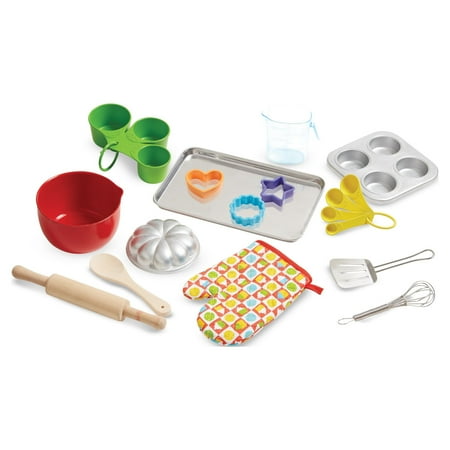 Melissa & Doug Baking Play Set (20 pcs) - Play Kitchen Accessories