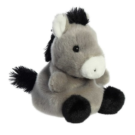 Aurora - Mini Gray Palm Pals - 5" Eli Donkey - Adorable Stuffed Animal