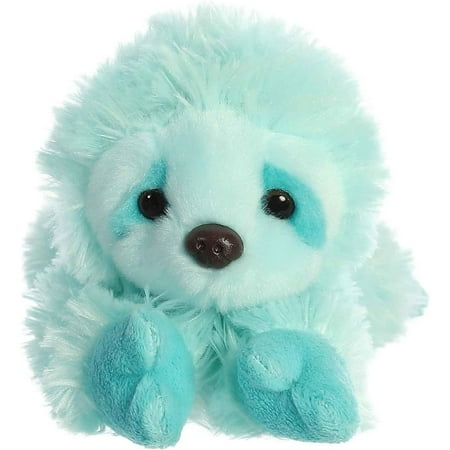 Aurora - Small Blue Mini Flopsie - 8" Minty Sloth - Adorable Stuffed Animal