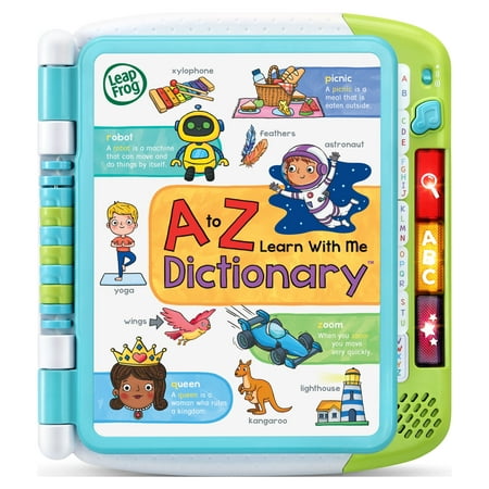 LeapFrog A to Z Learn With Me Dictionary, Preschool Interactive Book, Teaches Letters