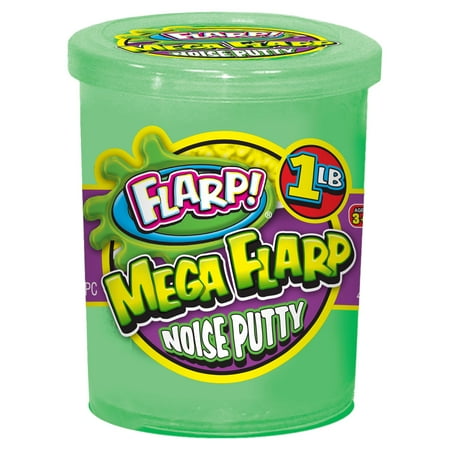 JA-RU Flarp Mega Flarp Noise Putty - 1 Pound Mega Value (Colors will Vary), Novelty Impulse Toys