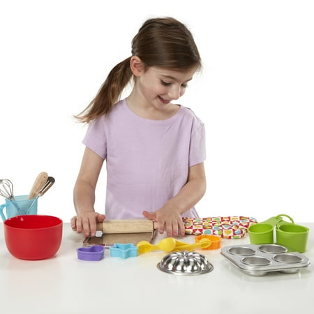 Melissa & Doug Baking Play Set (20 pcs) - Play Kitchen Accessories