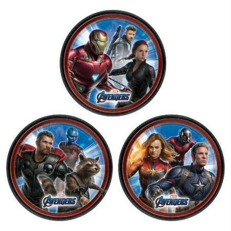 Avengers 'Endgame' Small Paper Plates (8ct, 3 designs)