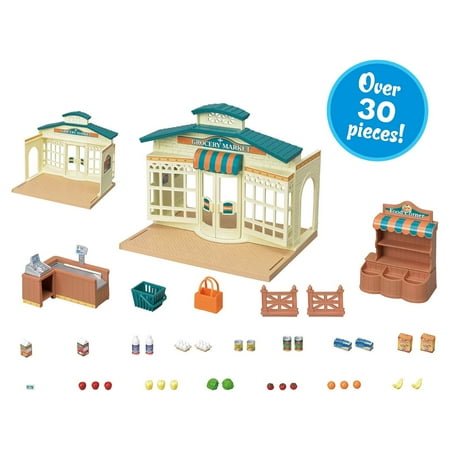 Calico Critters Grocery Market, Dollhouse Playset